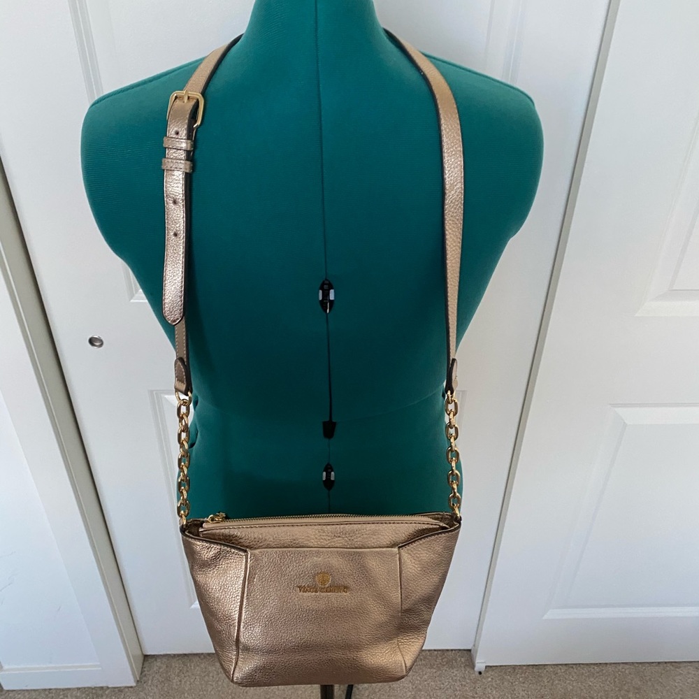 Gold Vince Camuto crossbody.